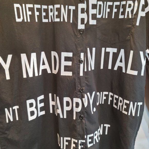 AYTE Be Different Oversized Grafic Print Button Shirt - Picture 6 of 9